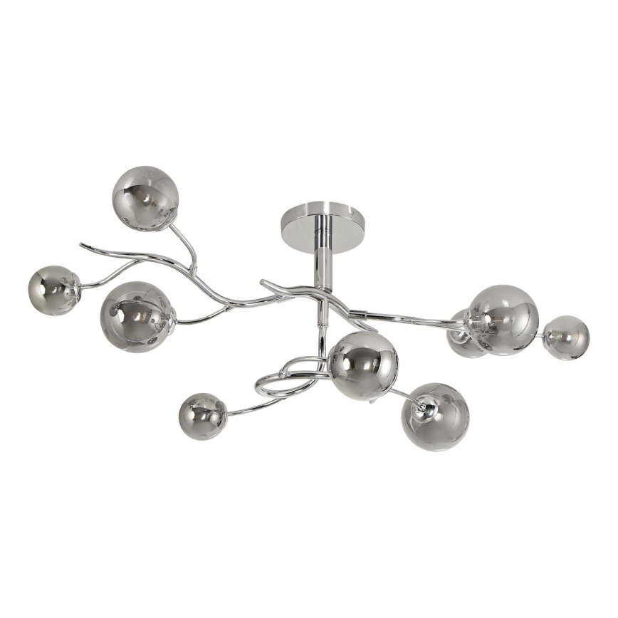 Brilagi - Plafonnier LED MISTEL 9xG9/3W/230V chrome brillant/fumé