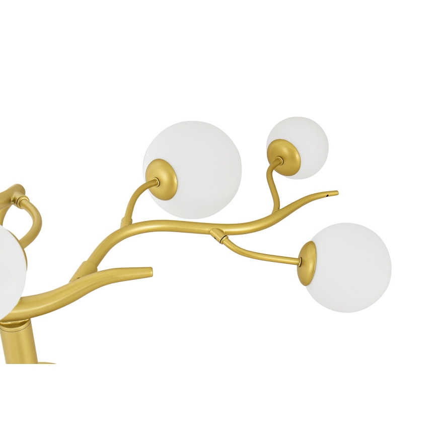 Brilagi - Plafonnier LED MISTEL 9xG9/3W/230V doré/blanc