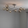 Brilagi - Plafonnier LED MISTEL à montage en surface 9xG9/3W/230V chrome noir/verre fumé