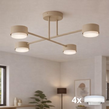 Brilagi - Plafonnier LED MONO 4xGX53/30W/230V, beige