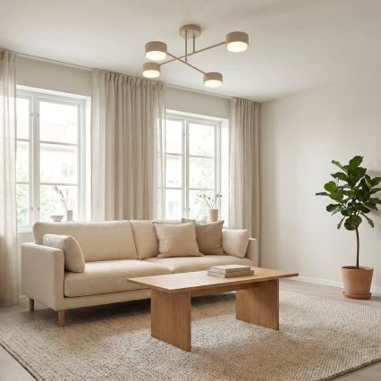 Brilagi - Plafonnier LED MONO 4xGX53/30W/230V, beige