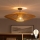Brilagi - Plafonnier LED monté en surface CERIA BOHO 1xE27/60W/230V Ø 70 cm noir/marron