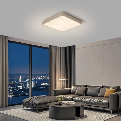 Brilagi - Plafonnier LED POOL 36W/230V 3000/4000/6000K 40x40 cm beige