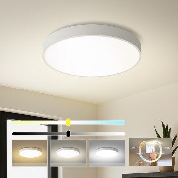 Brilagi - Plafonnier LED POOL 60 W 230 V 3000/4000/6000 K Ø 60 cm blanc