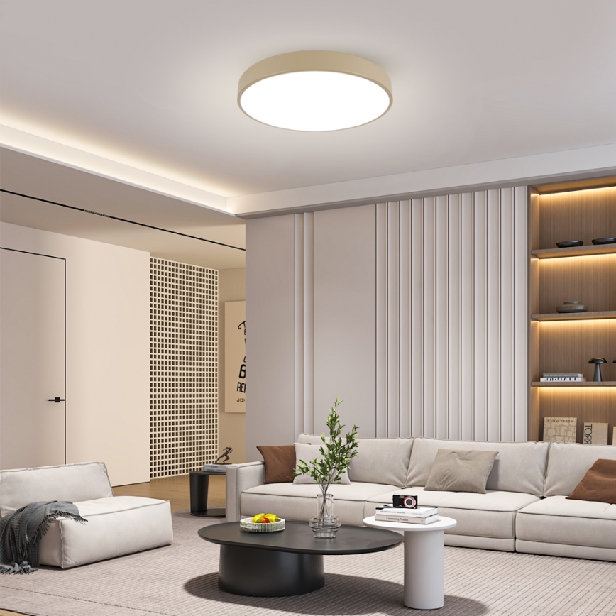 Brilagi - Plafonnier POOL LED/60W/230V 3000/4500/6000K Ø 60 cm beige