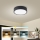 Brilagi - Plafonnier LED POOL LED/18W/230V 3000/4000/6000K Ø 20 cm noir