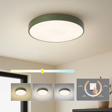 Brilagi - Plafonnier LED POOL LED/48W/230V 3000/4000/6000K pr. 40 cm vert