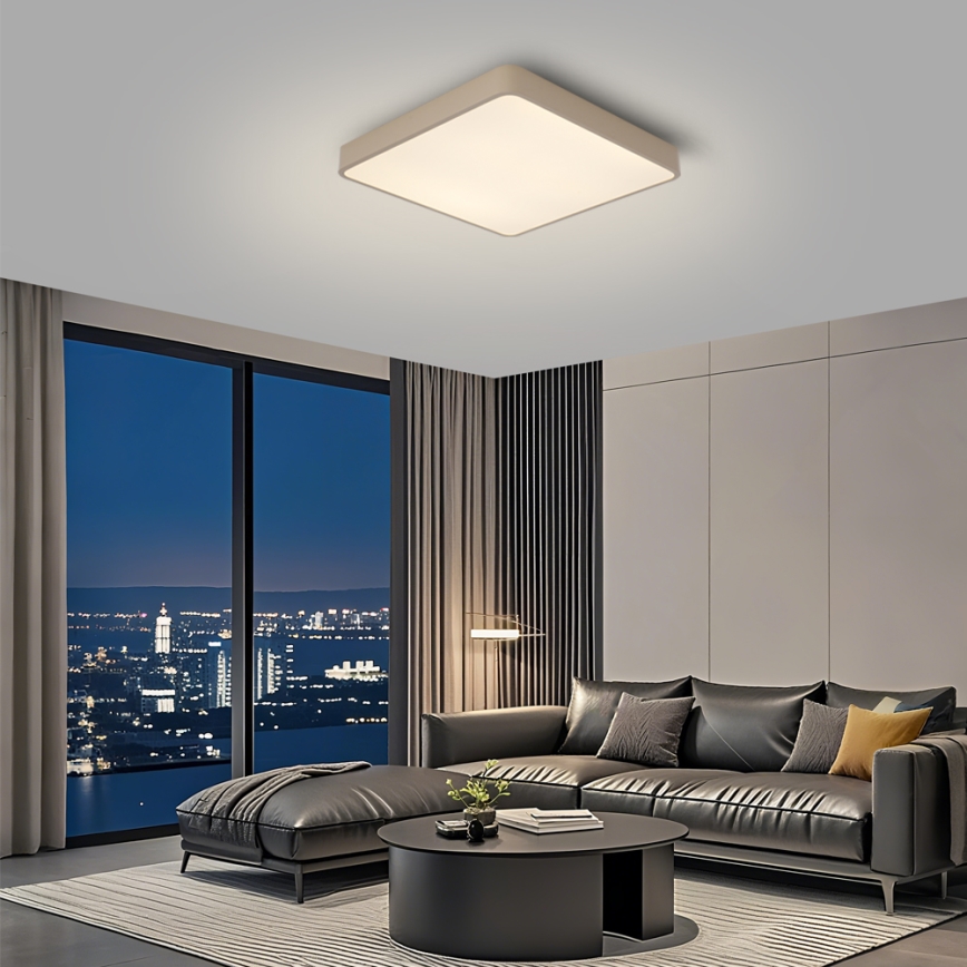 Brilagi - Plafonnier LED POOL LED/48W/230V 3000/4500/6000K 50x50 cm beige