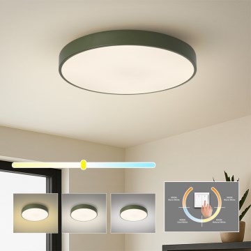 Brilagi - Plafonnier LED POOL LED/60W/230V 3000/4000/6000K Ø 50 cm vert