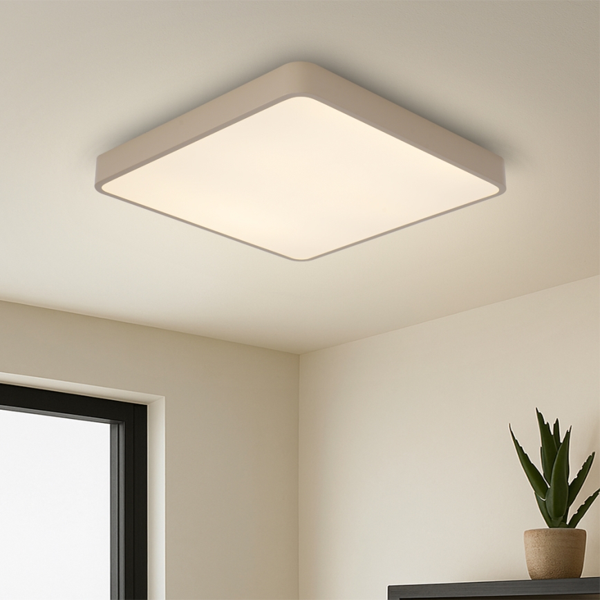 BRILAGI - Plafonnier LED POOL SQUARE 36W/230V 3000/4000/6000K 40x40 cm beige