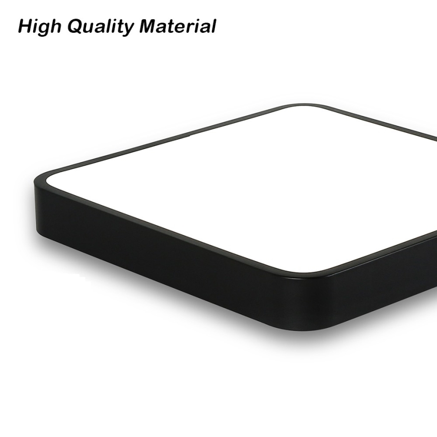 Brilagi - Plafonnier LED POOL SQUARE LED/36W/230V 3000/4500/6000K 40x40 cm noir