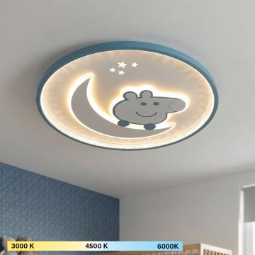 Brilagi - Plafonnier LED pour chambre d'enfant PIGGY LED/70W/230V 3000/4500/6000K Ø 45 cm