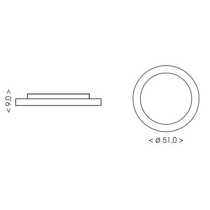 BRILAGI - Plafonnier LED pour enfants ASTRO LED/60W/230V 3000/4500/6000K Ø 51 cm