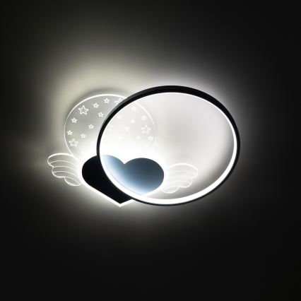 Brilagi - Plafonnier LED pour enfants LOVE LED/48W/230V 3000/4500/6000K bleu