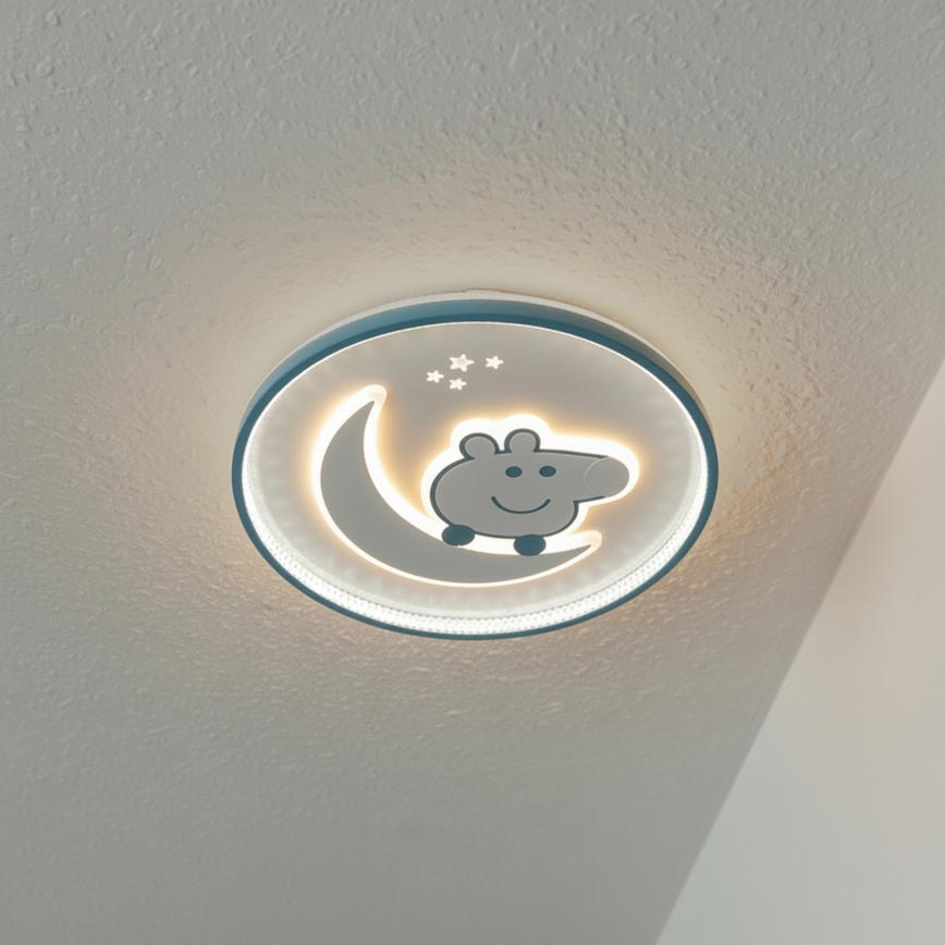 Brilagi - Plafonnier LED pour chambre d'enfant PIGGY LED/70W/230V 3000/4500/6000K Ø 45 cm