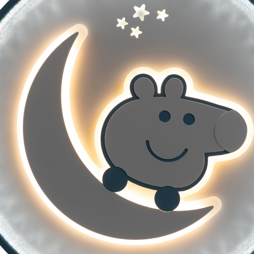 Brilagi - Plafonnier LED pour chambre d'enfant PIGGY LED/70W/230V 3000/4500/6000K Ø 45 cm