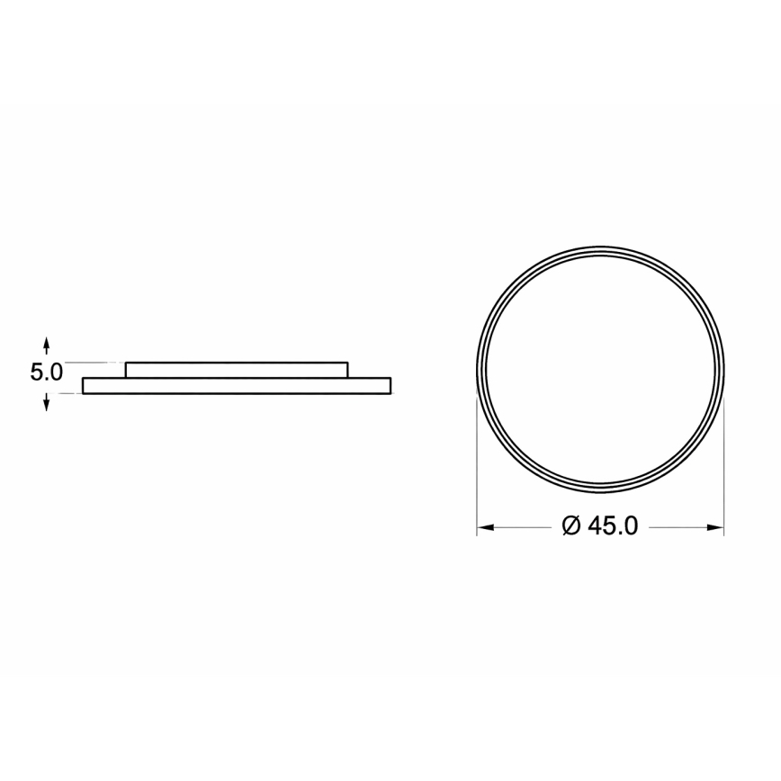 Brilagi - Plafonnier LED pour chambre d'enfant PIGGY LED/70W/230V 3000/4500/6000K Ø 45 cm