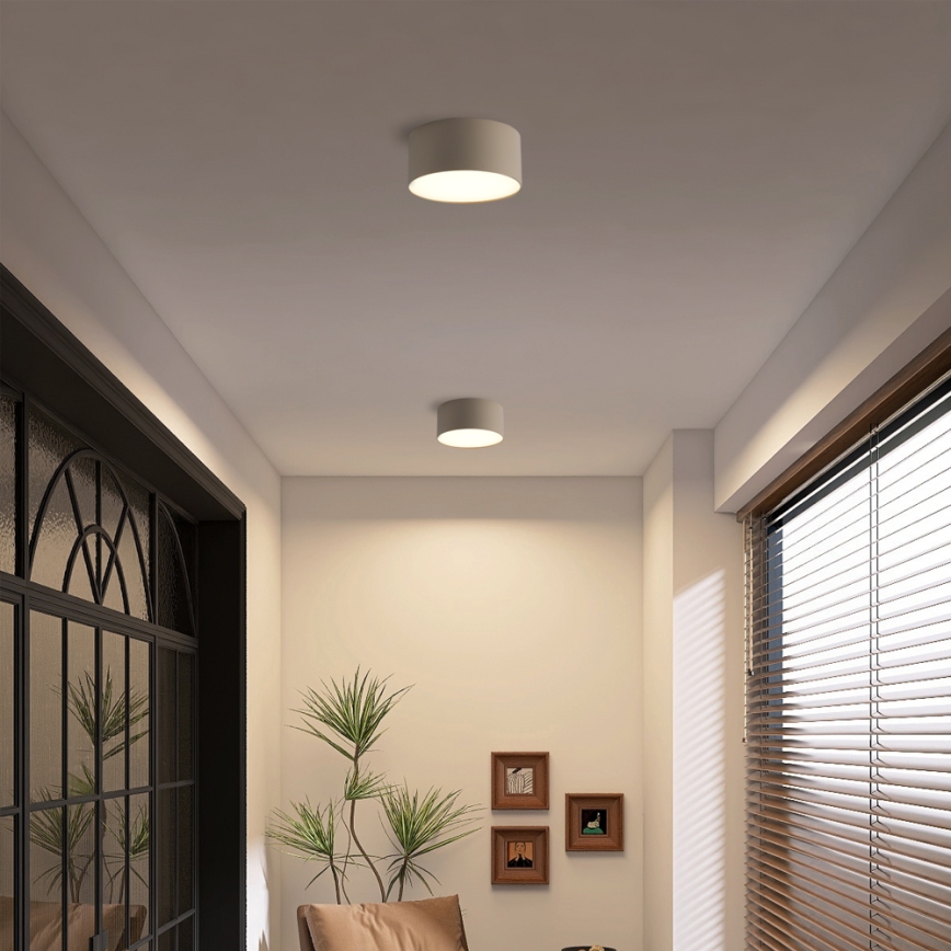 Brilagi - Plafonnier LED pour salle de bains FORIS LED/14W/230V Ø 12 cm beige IP44