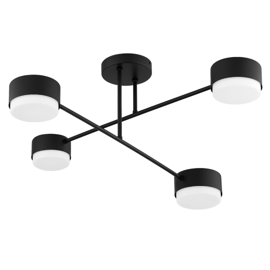 Brilagi - Plafonnier LED RGB+CCT dimmable MONO 4xGX53/14W/230V 2700-6500K Wi-Fi Tuya noir
