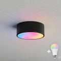 Brilagi - Plafonnier LED RGBW dimmable CLARE 1xE27/9W/230V 2700-6500K Ø 20 cm Wi-Fi noir