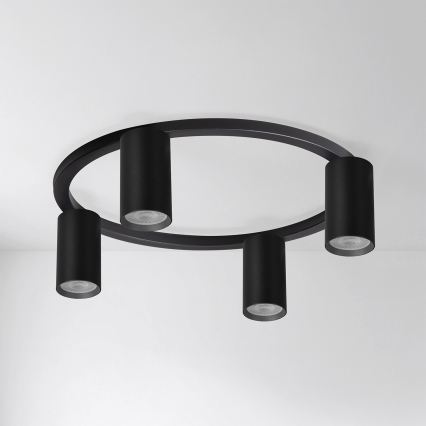 Brilagi - Plafonnier LED RGBW dimmable SELE 4xGU10/6,5W/230V 2700-6500K noir
