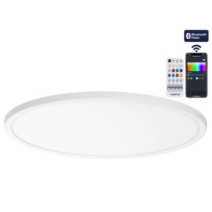 Brilagi - Plafonnier LED RGBW dimmable VIBE LED/36W/230V 3000-6500K blanc + télécommande