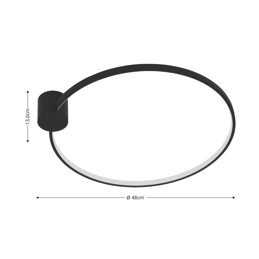 Brilagi - Plafonnier LED RINGO LED/18W/230V Ø 50 cm