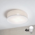 Brilagi - Plafonnier LED SIRIJA 4xE27/15W/230V Ø 60 cm blanc