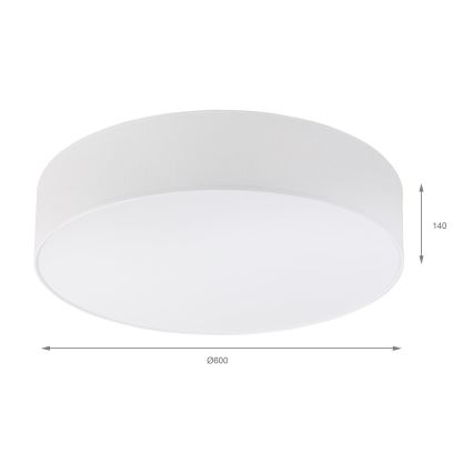 Brilagi - Plafonnier LED SIRIJA 4xE27/15W/230V Ø 60 cm blanc