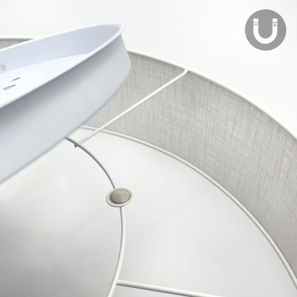 Brilagi - Plafonnier LED SIRIJA 6xE27/15W/230V Ø 80 cm blanc