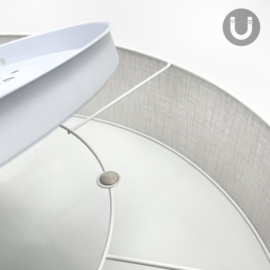 Brilagi - Plafonnier LED SIRIJA 6xE27/60W/230V, Ø 80 cm, blanc