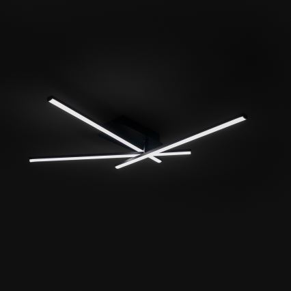 Brilagi - Plafonnier STRIPES LED/30W/230V 51x78 cm noir