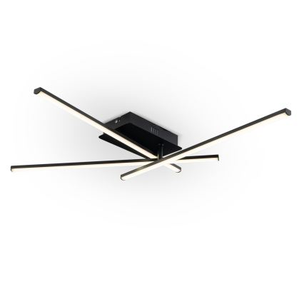 Brilagi - Plafonnier STRIPES LED/30W/230V 51x78 cm noir