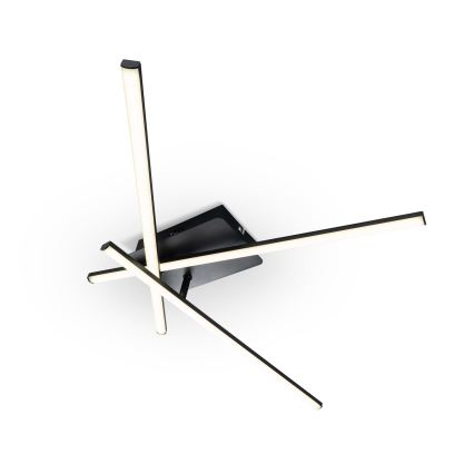 Brilagi - Plafonnier STRIPES LED/30W/230V 51x78 cm noir