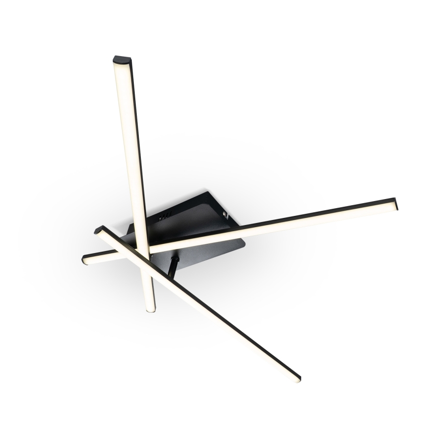 Brilagi - Plafonnier STRIPES LED/30W/230V 51x78 cm noir