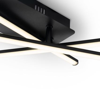 Brilagi - Plafonnier STRIPES LED/30W/230V 51x78 cm noir