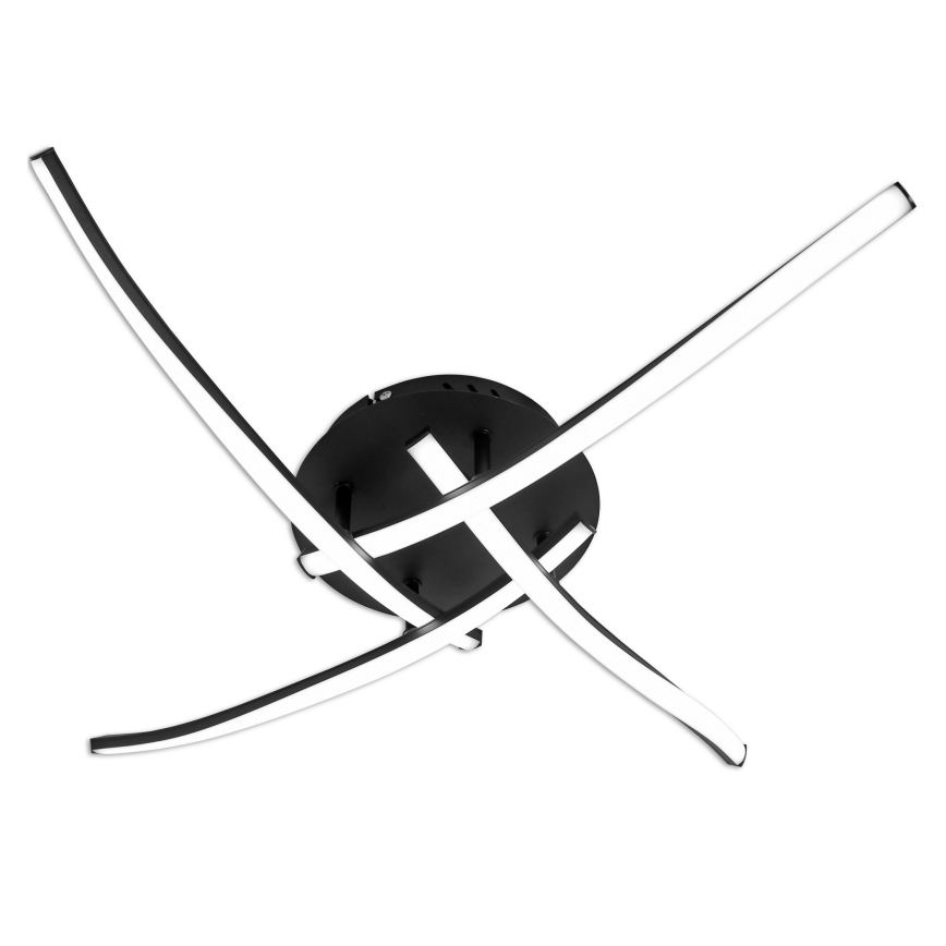 Brilagi - Plafonnier STRIPES LED/32W/230V 60x60 cm noir