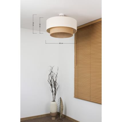 Brilagi - Plafonnier LED style bohème 3xE27/15W/230V Ø 60 cm