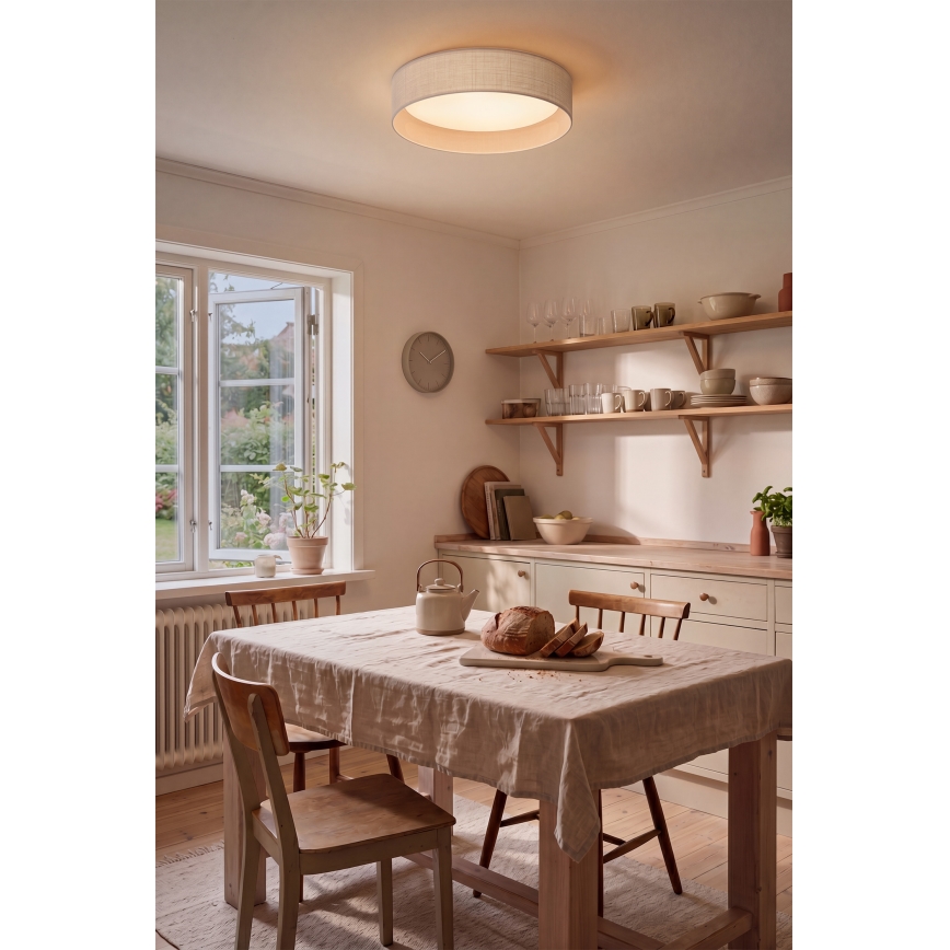 Brilagi - Plafonnier LED VELVET SIMPLE LED/24W/230V 3000K Ø 45 cm blanc