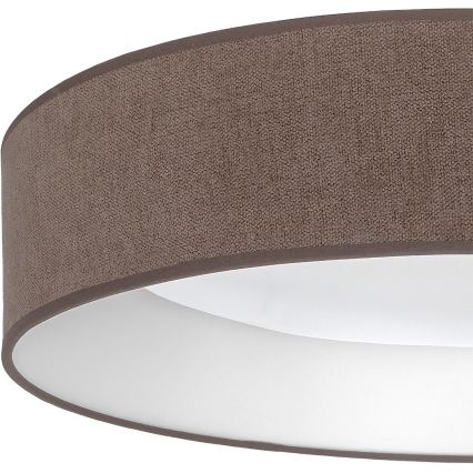Brilagi - Plafonnier LED VELVET SIMPLE LED/24W/230V 3000K Ø 45 cm marron
