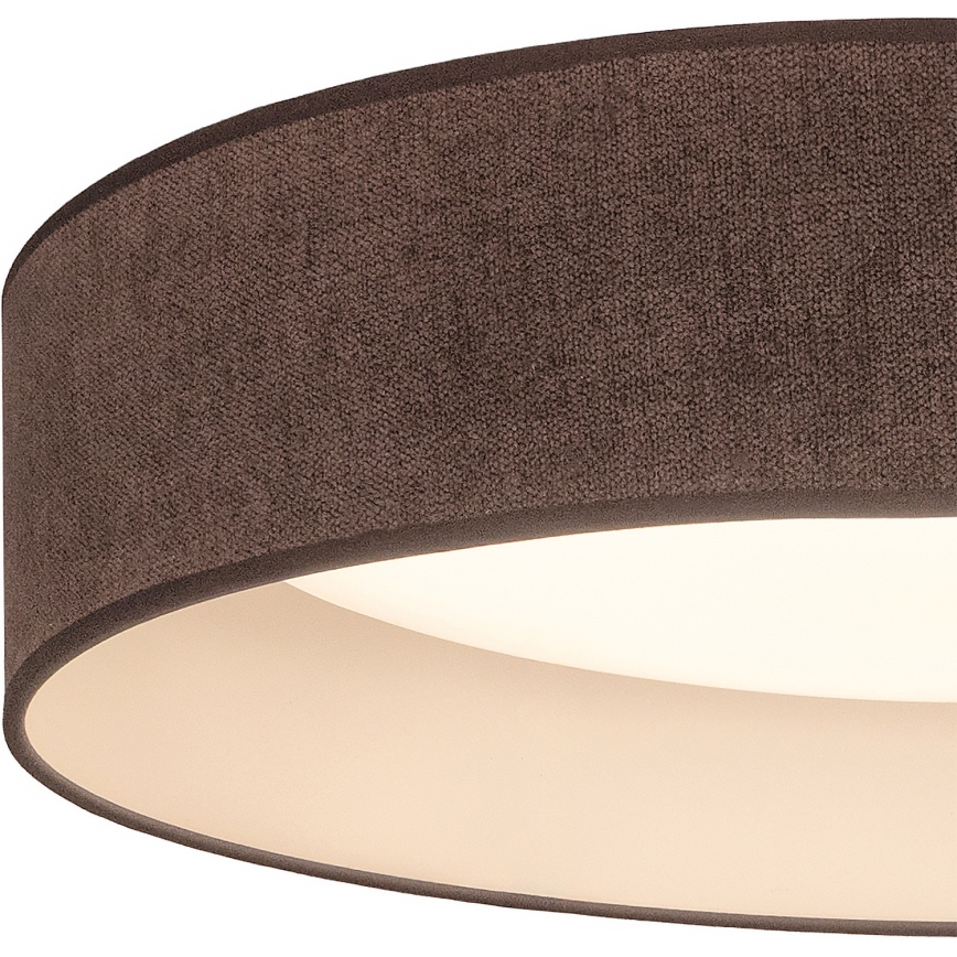 Brilagi - Plafonnier LED VELVET SIMPLE LED/36W/230V 3000K Ø 55 cm marron