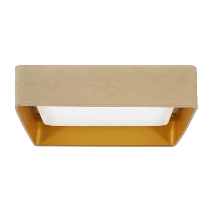 Brilagi - Plafonnier LED VELVET SQUARE LED/24W/230V 43x43 cm beige