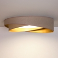 BRILAGI - Plafonnier LED VELVET TWIST LED/24W/230V 4000K Ø 55 cm beige/doré
