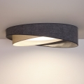 BRILAGI - Plafonnier LED VELVET TWIST LED/24W/230V 4000K Ø 55 cm gris/crème