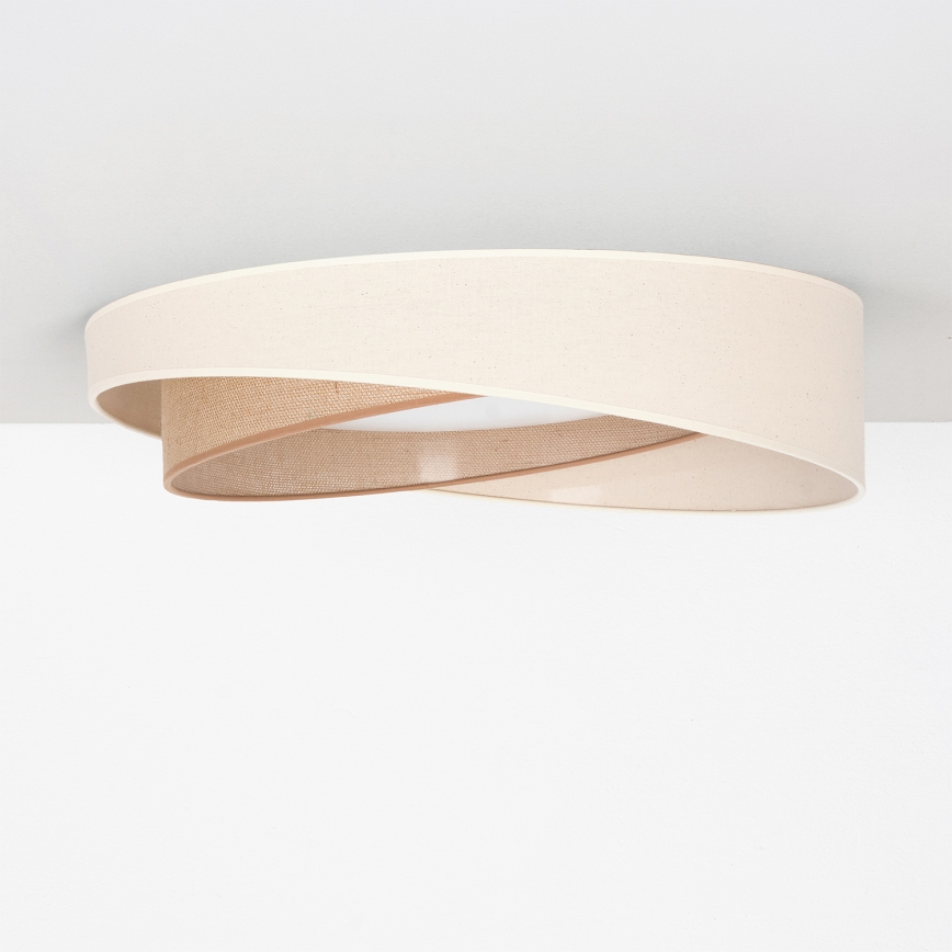 BRILAGI - Plafonnier LED VELVET TWIST LED/24W/230V 4000K Ø 55 cm crème/beige