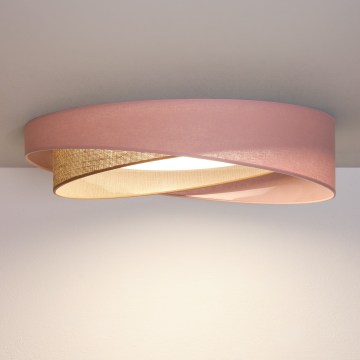 BRILAGI - Plafonnier LED VELVET TWIST LED/24W/230V 4000K Ø 55 cm rose/beige