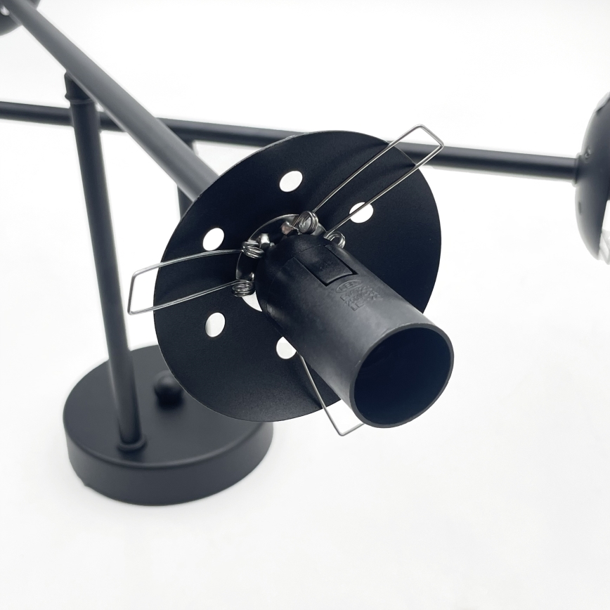 Brilagi - Plafonnier MALIVA 4xE14/15W/230V noir/blanc