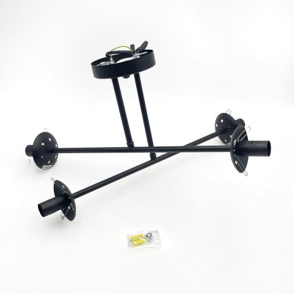 Brilagi - Plafonnier MALIVA 4xE14/15W/230V noir/blanc