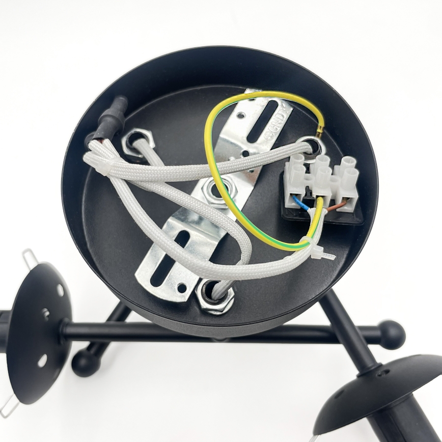 Brilagi - Plafonnier MALIVA à montage en surface 3xE14/15W/230V noir/blanc