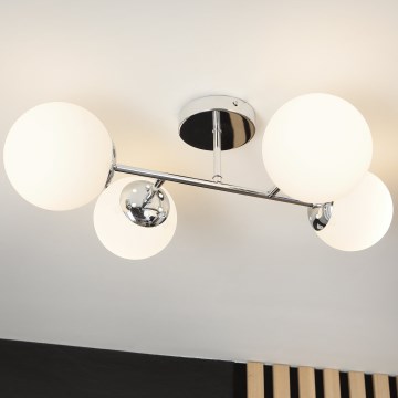Brilagi - Plafonnier MALONY 4xE14/20W/230V chrome brillant